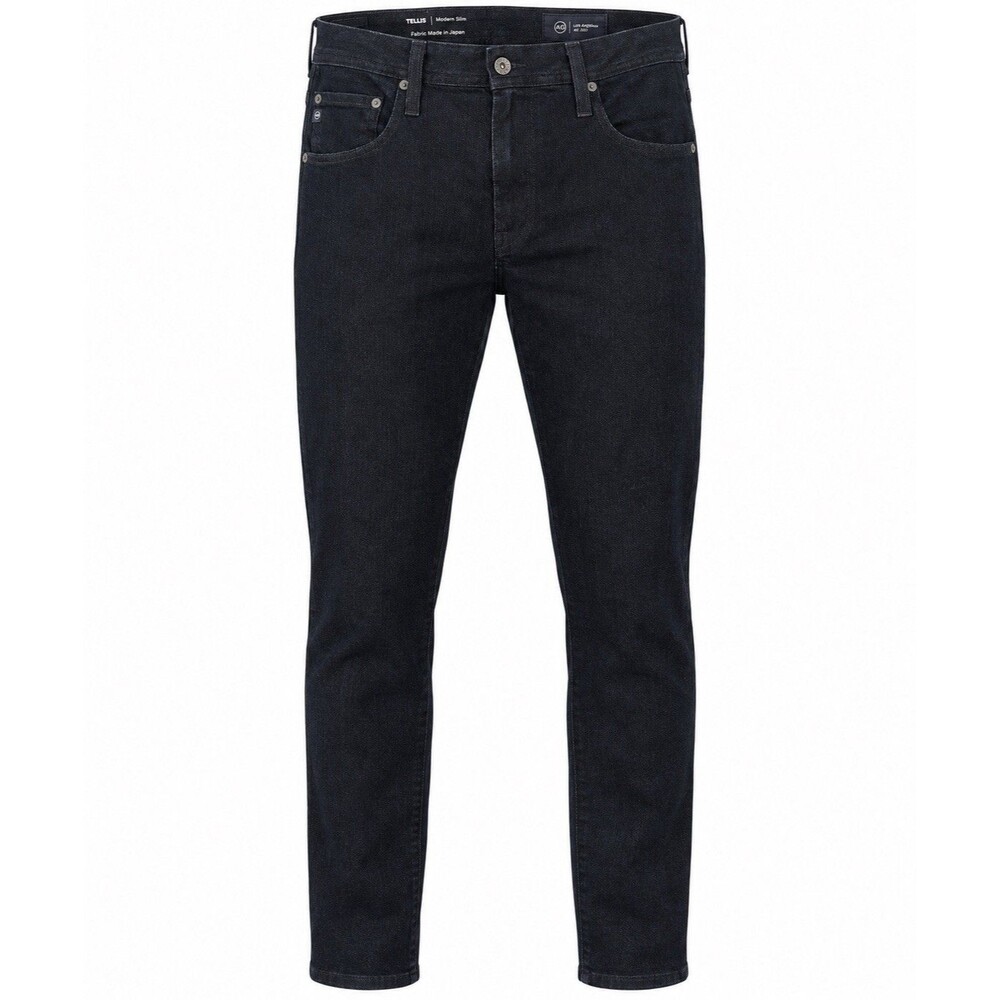 NWT AG Jeans Tellis Modern Slim Mid Rise Denim Mens Sz 34x34 Black Washed Indigo